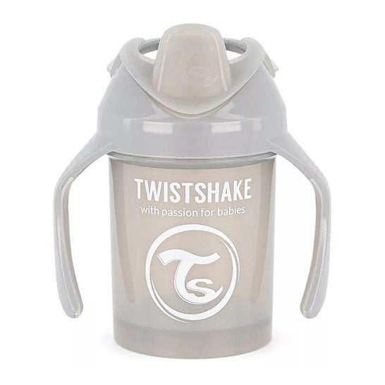 Twistshake Mini Cup Gris Pastel +4M 230 ml