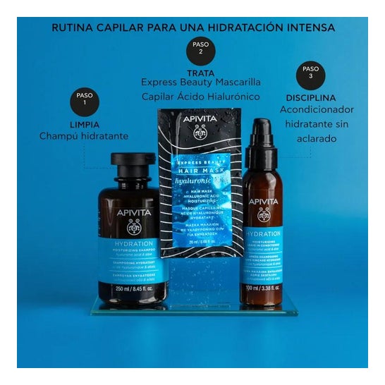 Apivita Mascarilla Capilar Hidratante Aloe Acido Hialuronic 20ml