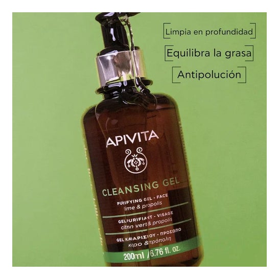 Apivita Gel Limpiador Piel Grasa 200ml