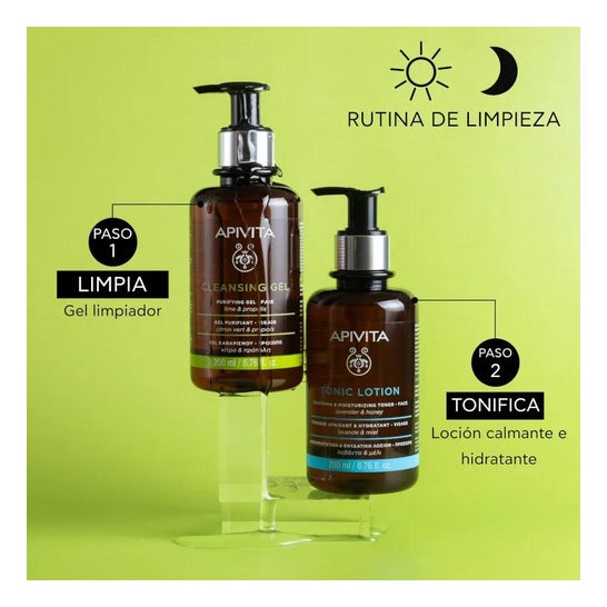 Apivita Gel Limpiador Piel Grasa 200ml
