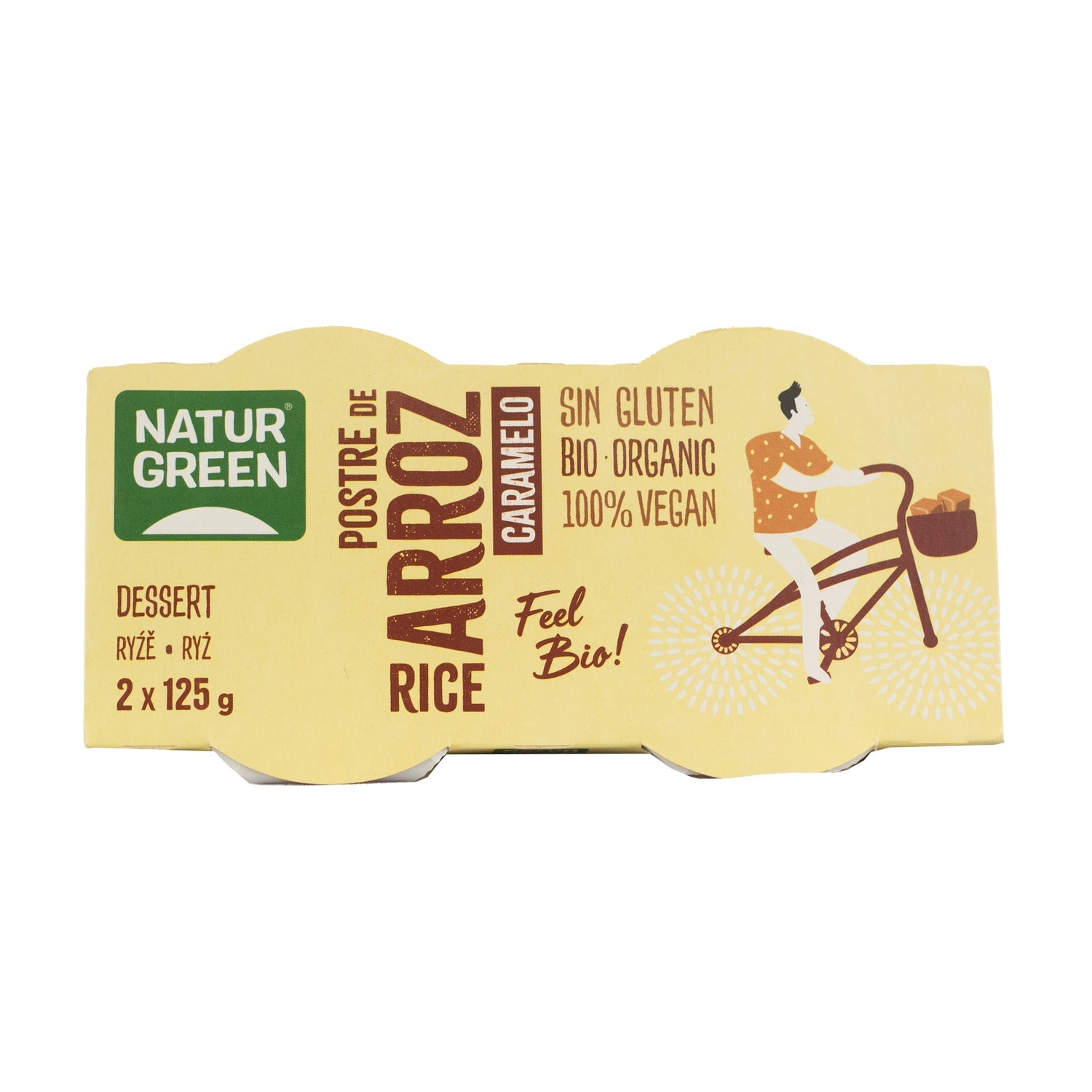 Naturgreen Postre Ecológico De Arroz Con Caramelo (2x125 G)