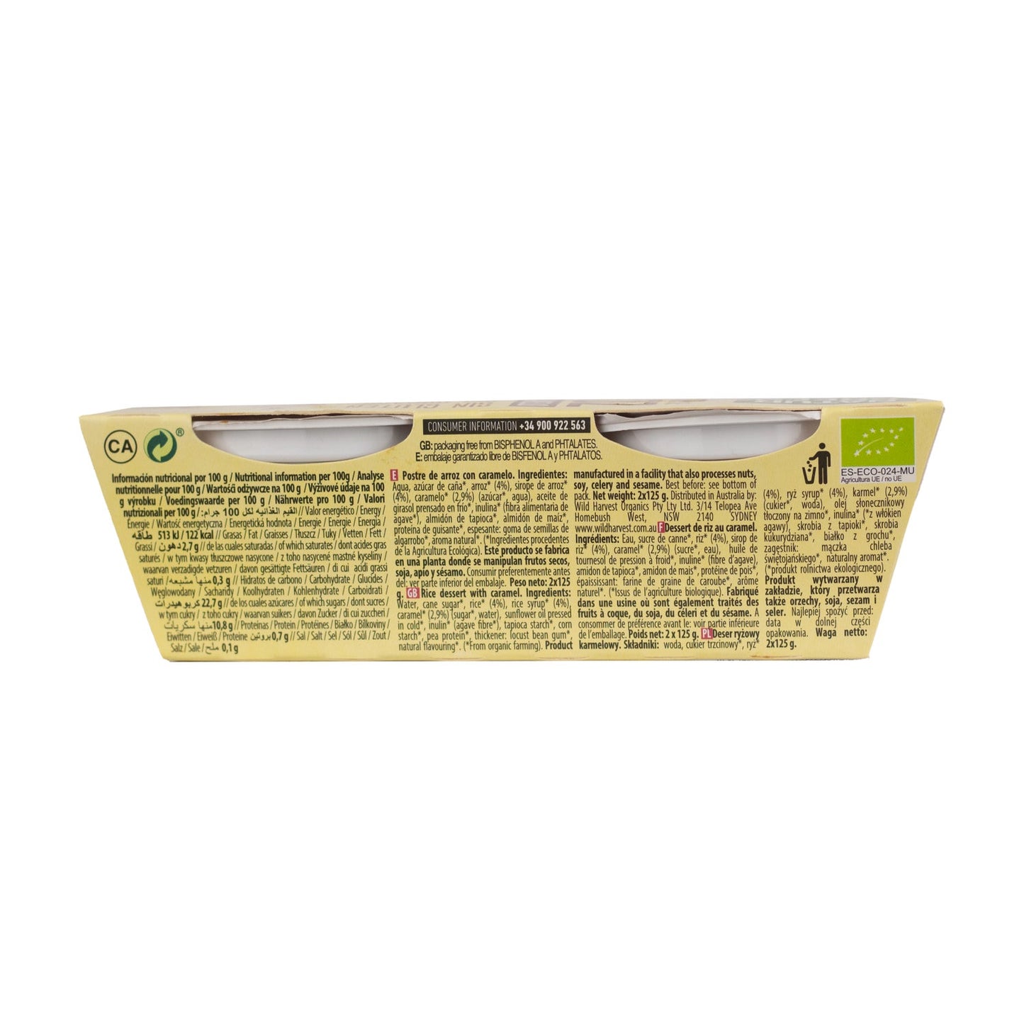 Naturgreen Postre Ecológico De Arroz Con Caramelo (2x125 G)