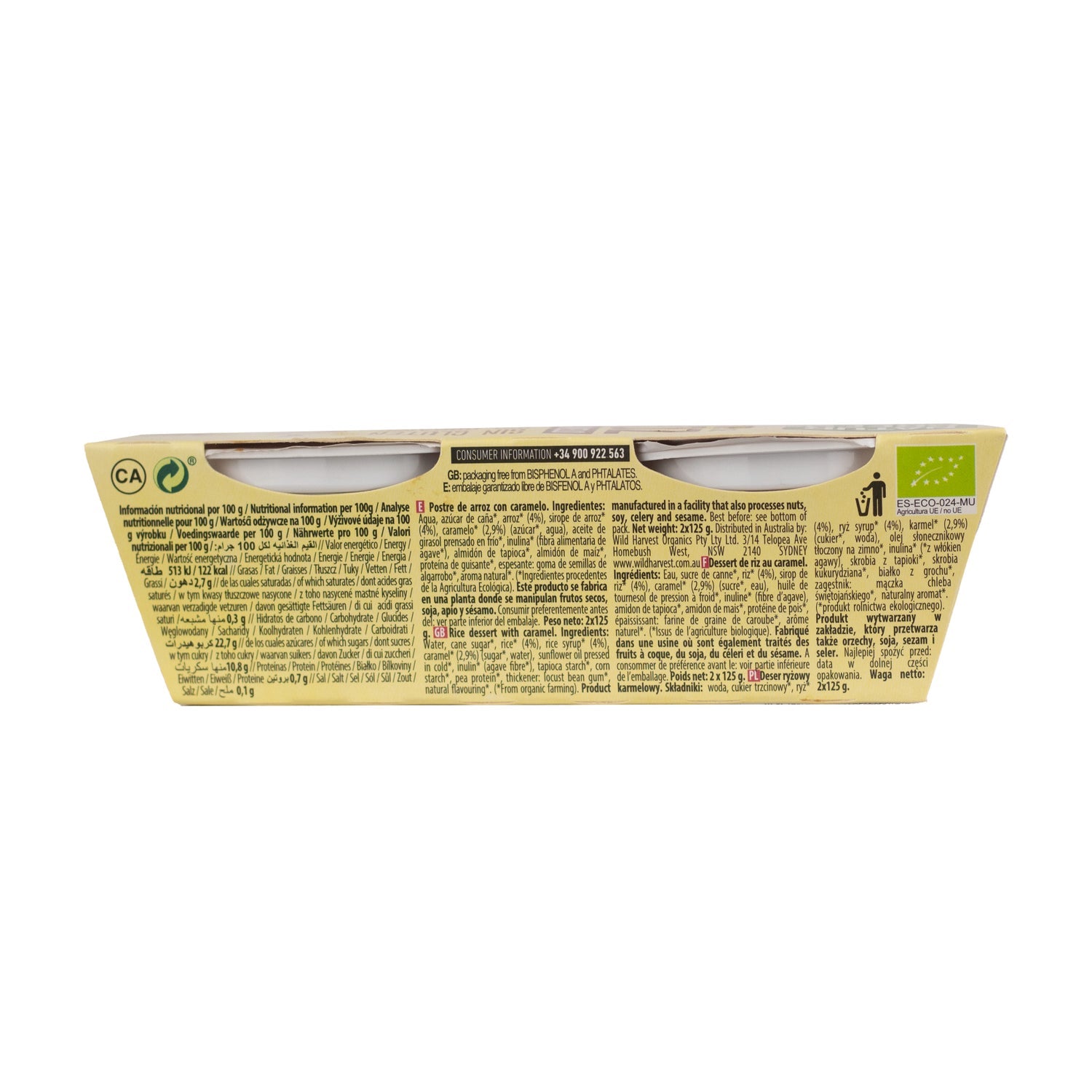 Naturgreen Postre Ecológico De Arroz Con Caramelo (2x125 G)