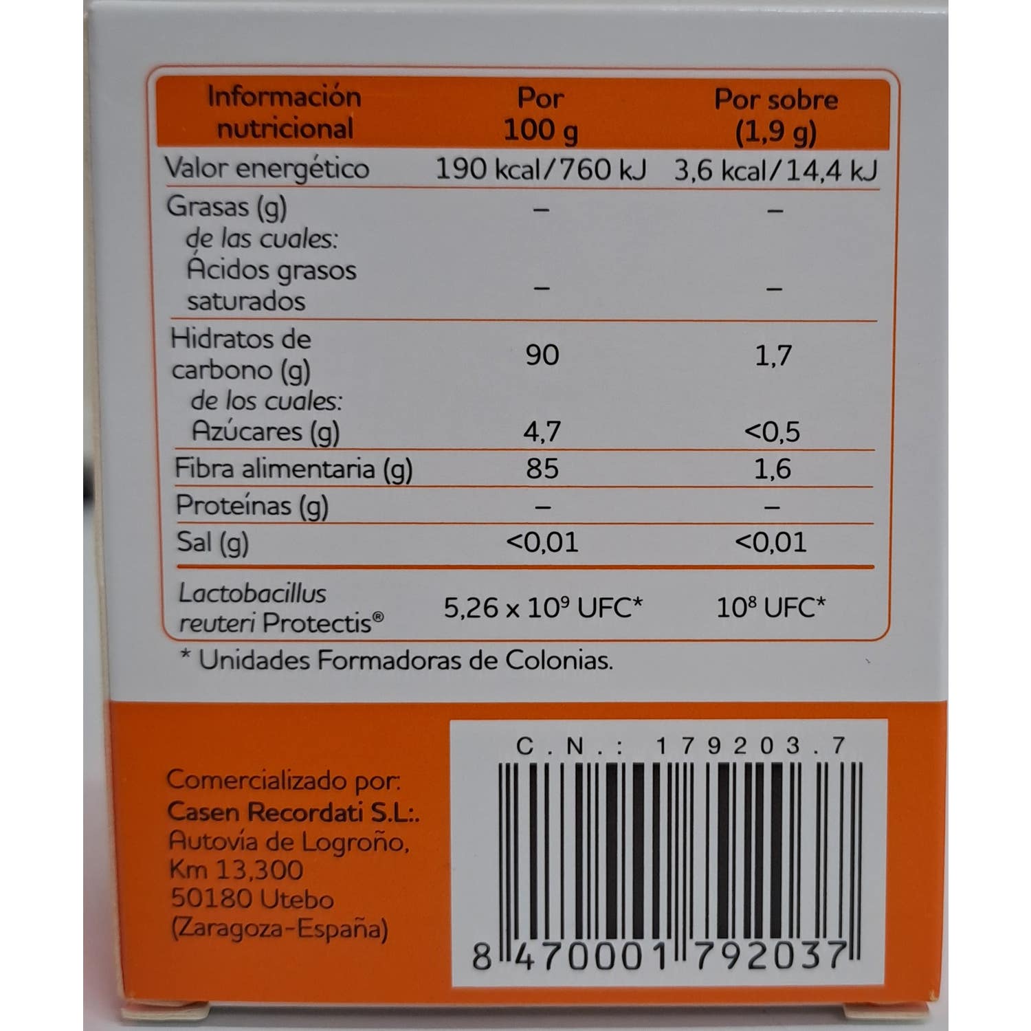 Casenbiotic 5 Sobres 4g