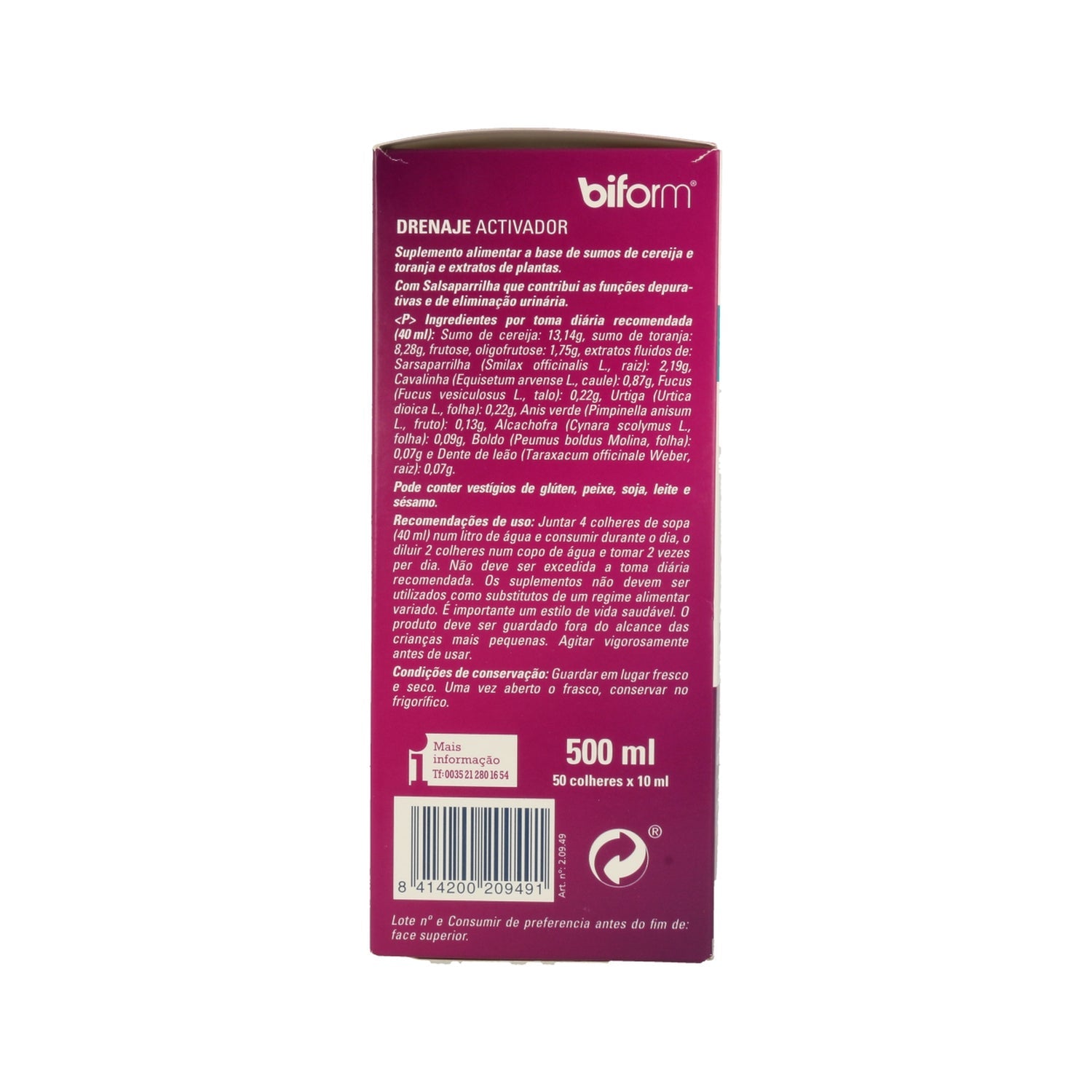 Biform Drenaje Activador 500ml