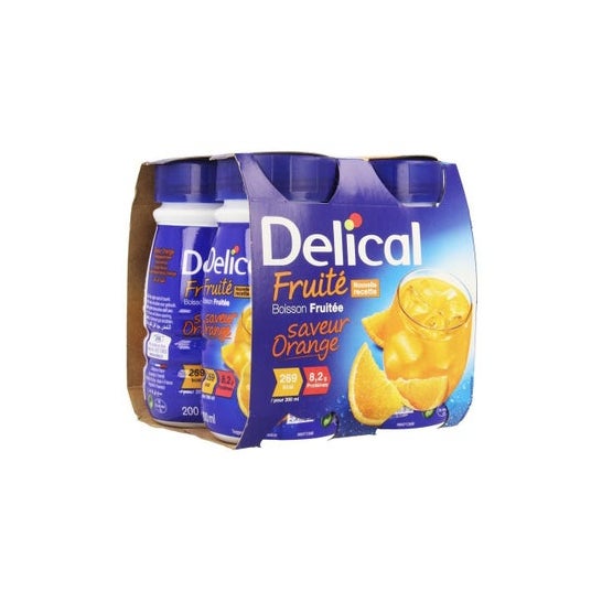 Delical Orchard Fruit Drink 4x200ml