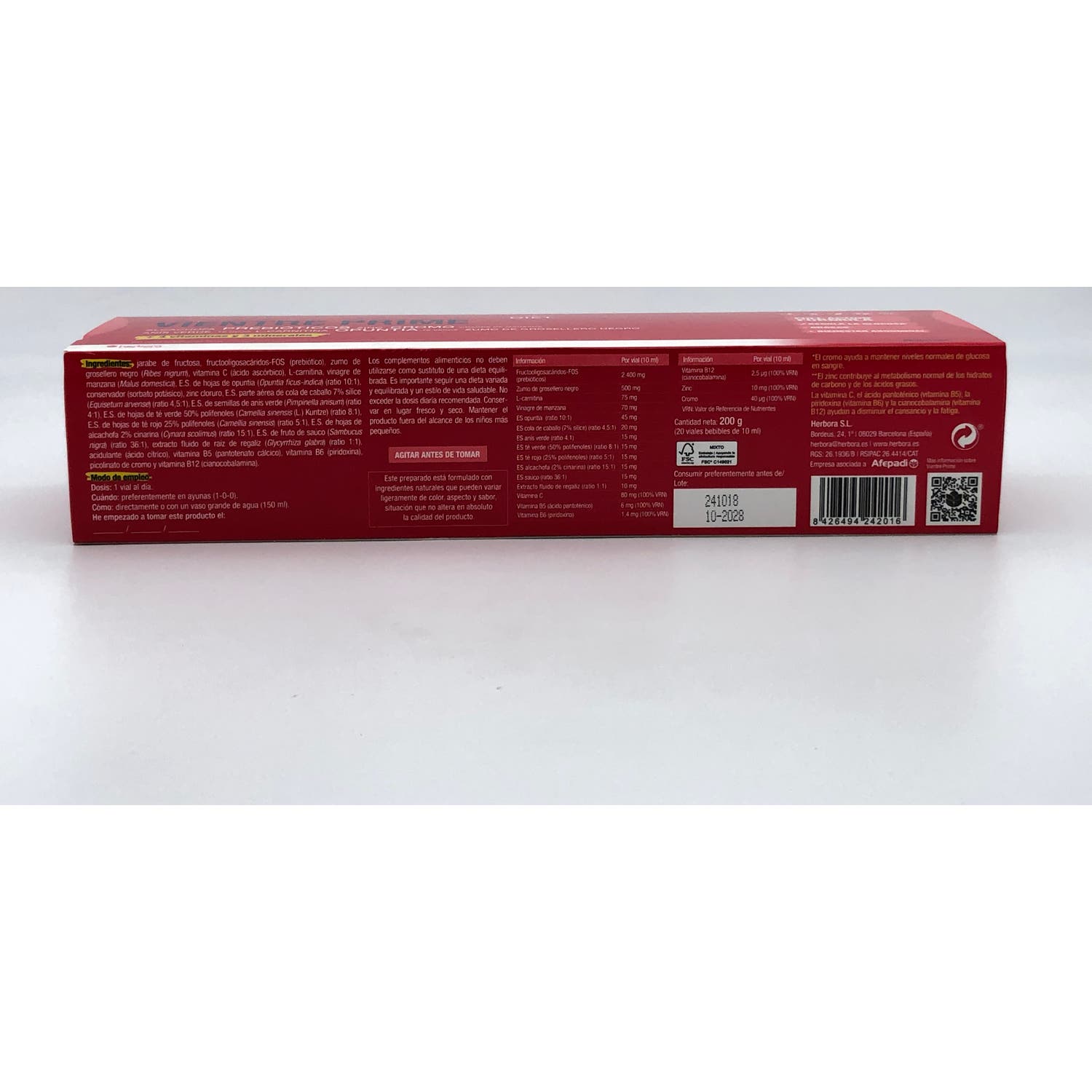 Herbora Vientre Plano Herbopuntia 20uds