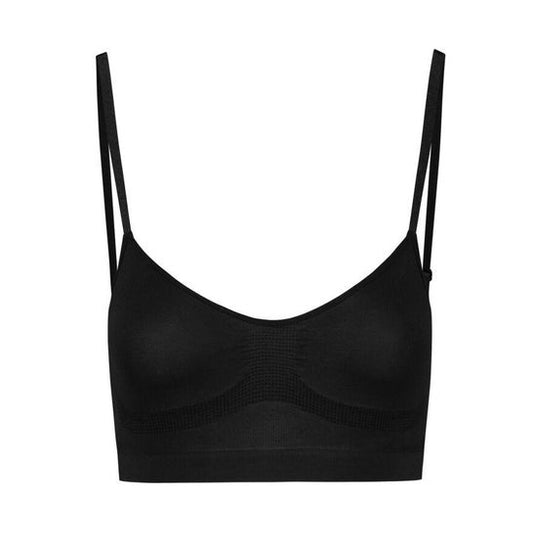 Bye Bra Seamless Bra Medium Control Black Seamless Bra Size XXL 1ud