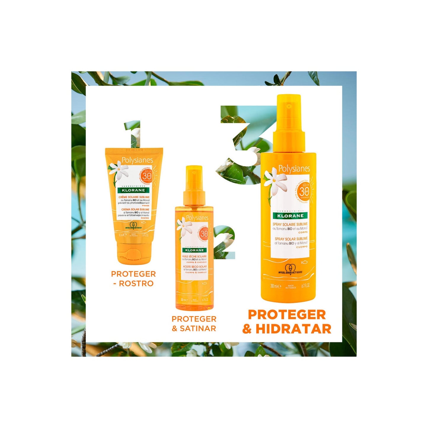 Klorane Spray Solar Sublime SPF30 200ml