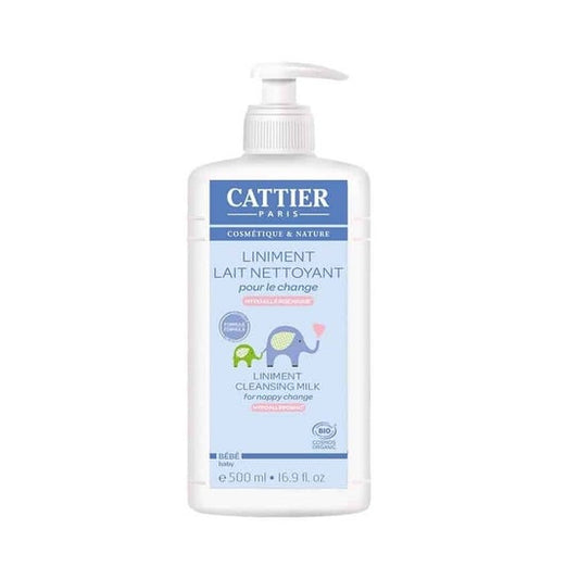 Cattier bb liniment crema de leche linimento para el cambio de pañales 500 ml