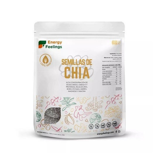 Energy Feelings Chía Semillas Entera Bolsa 1 Kg