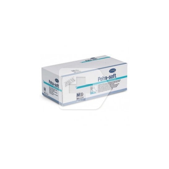 Peha-Soft guantes desechables nitrilo fino talla L 100 uds