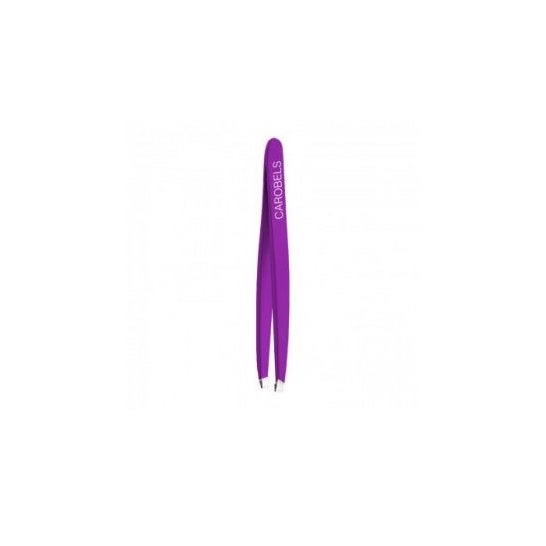 DepilSense Pinza Depilar Antideslizante Acero Violeta