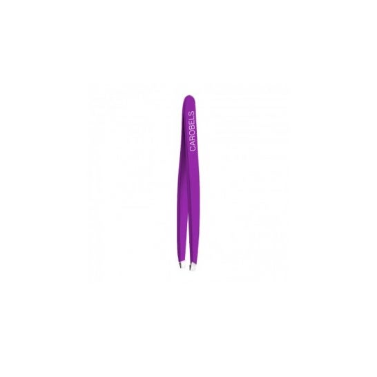 DepilSense Pinza Depilar Antideslizante Acero Violeta