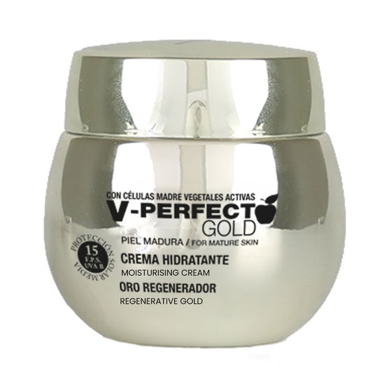 Thader Pharma Crema Facial de Alta Nutrición con Oro Regenerador V-Perfect Gold 50ml