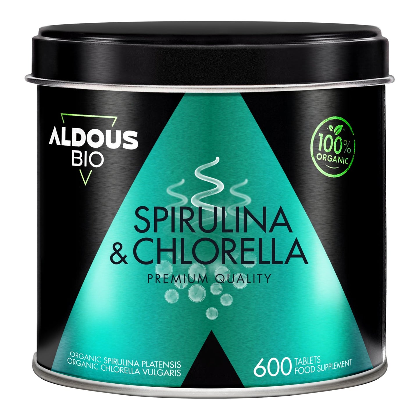 Aldous Bio Espirulina y Chlorella 600 comp
