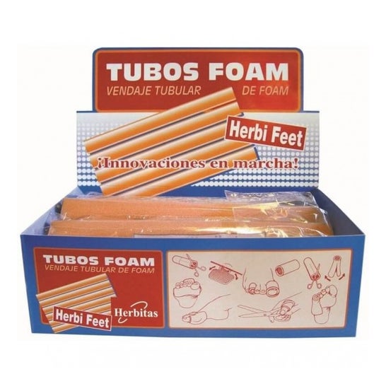 Herbifeet Vendaje Tubular Foam Esponja Talla 2 12uds