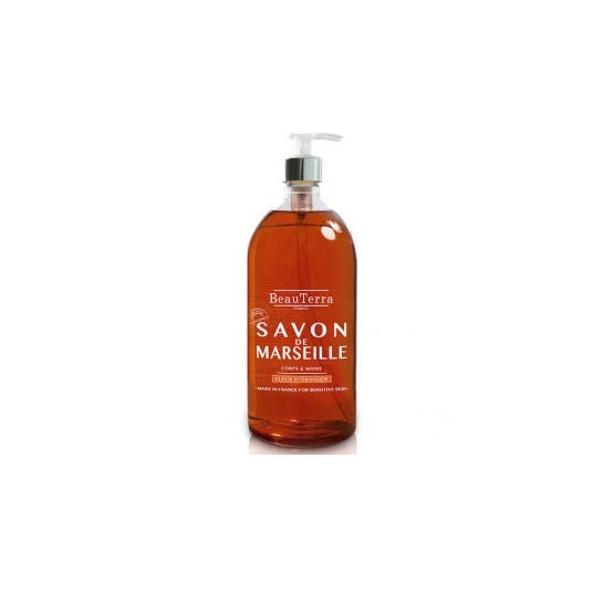 Beauterra Jabón Líquido de Marsella Jabón Líquido de Azahar 1 L