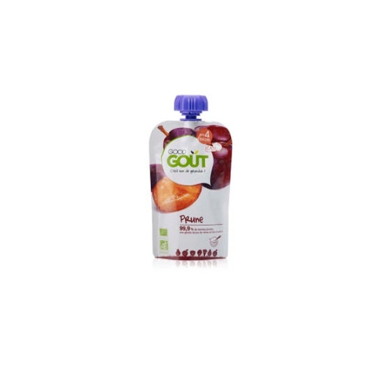 Good Got Pure Fruit en 4 meses Ciruela Orgánica 120 g