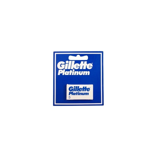 Gillette Platinum Super Hoja Afeitar 5 Unidades