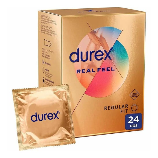 Durex Real Feel Preservativos 24uds