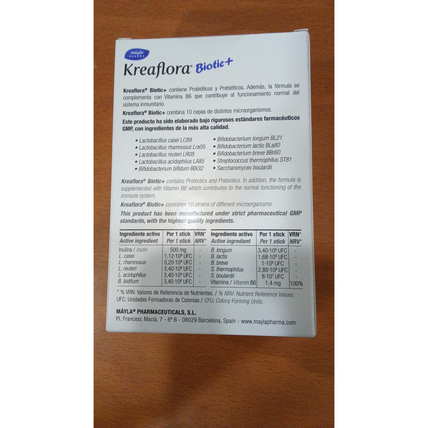 Mayla Kreaflora Biotic+ 10 Sticks