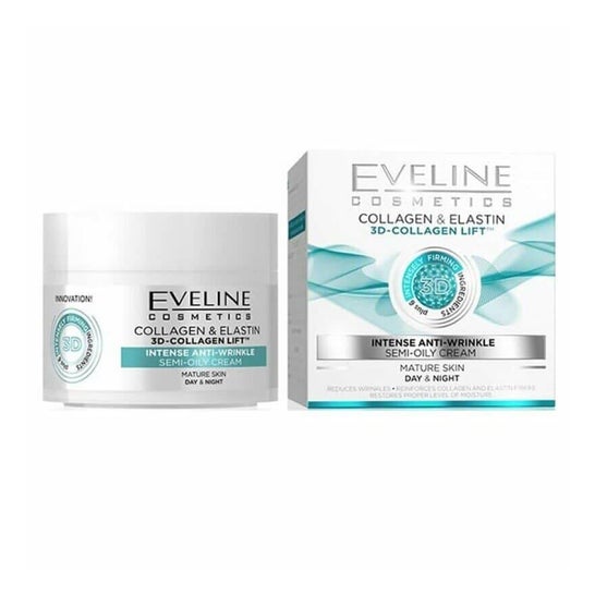 Eveline Cosmetics Crema Día y Noche Colágeno 3D Lift 50ml