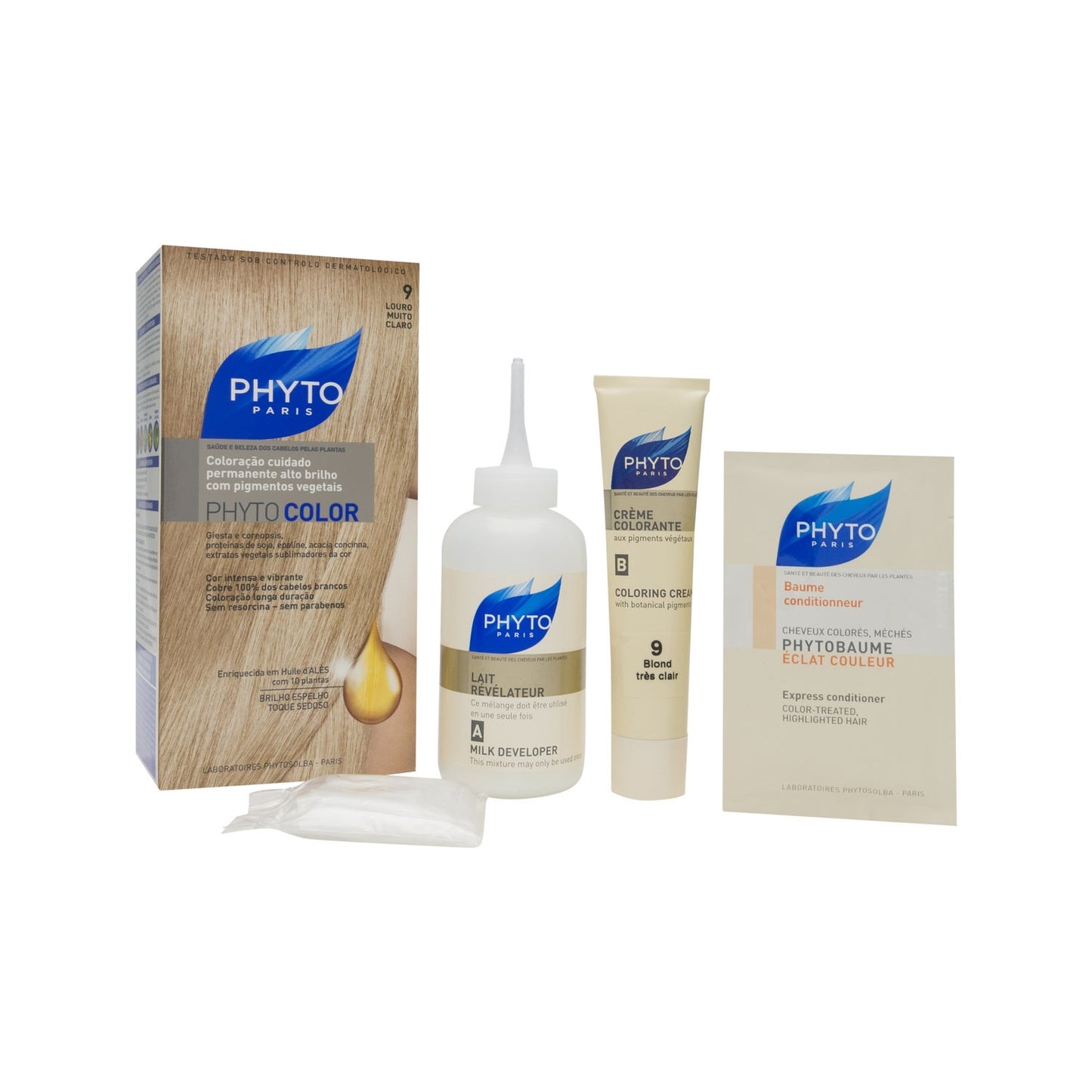 Phyto tinte color 9 rubio muy claro 1ud