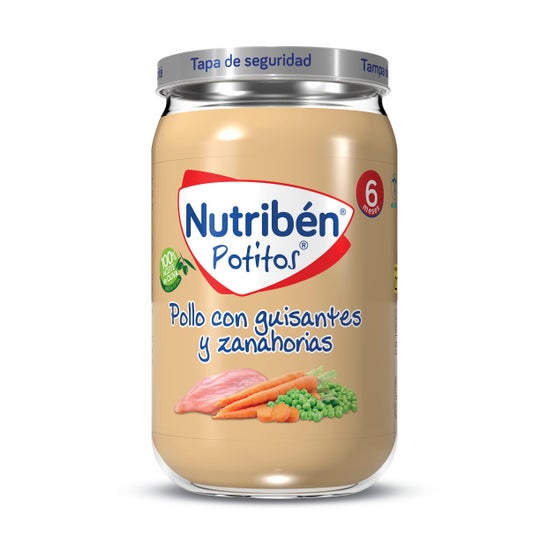 Nutriben Potito Pollo Guisantes 235Gr