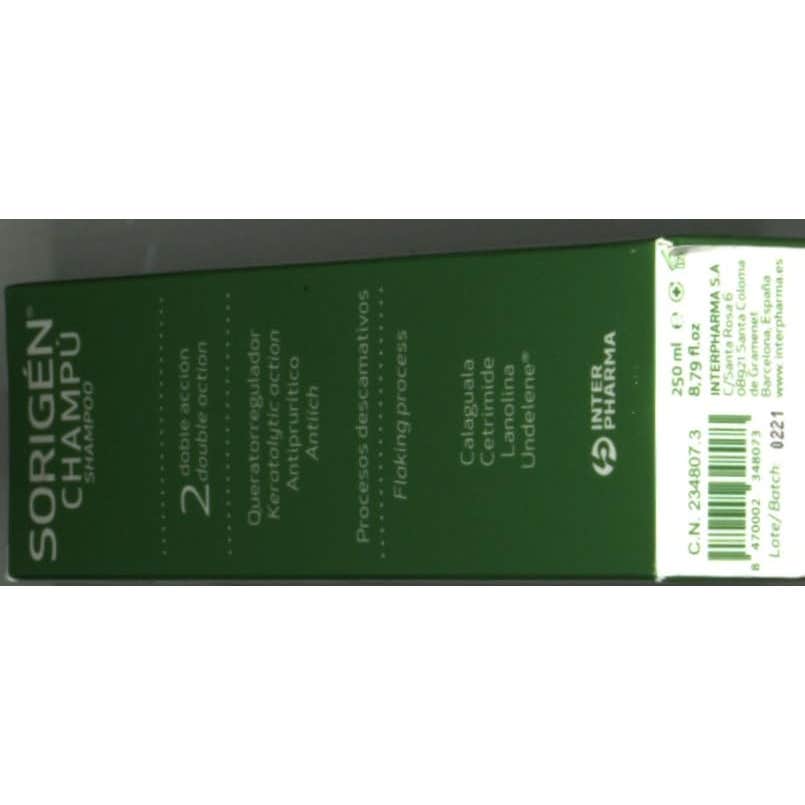 Sorigen champú 250ml