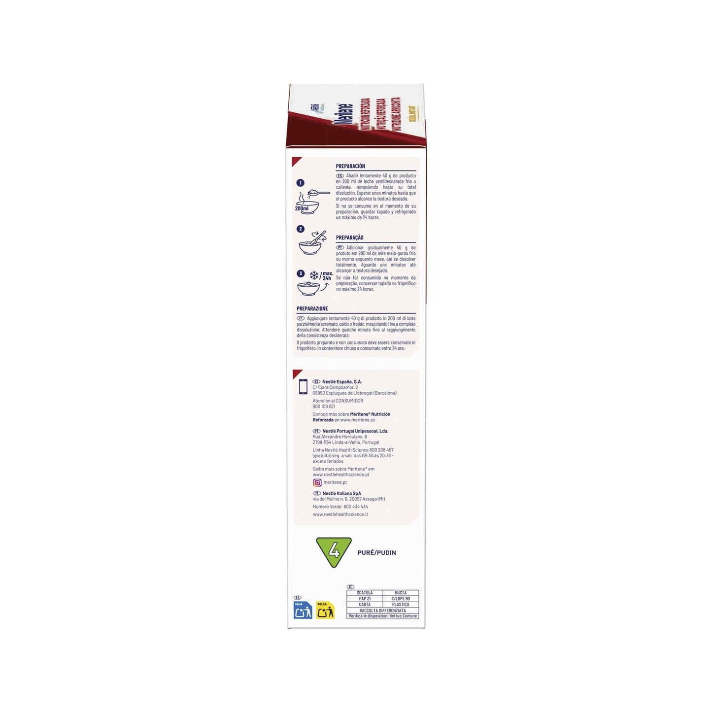 Meritene Nutrición Reforzada Cereal Instant Multifrutas 600g