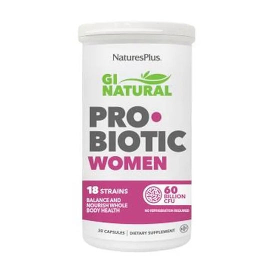 NaturesPlus GI Natural Probiotic Mujer 30caps