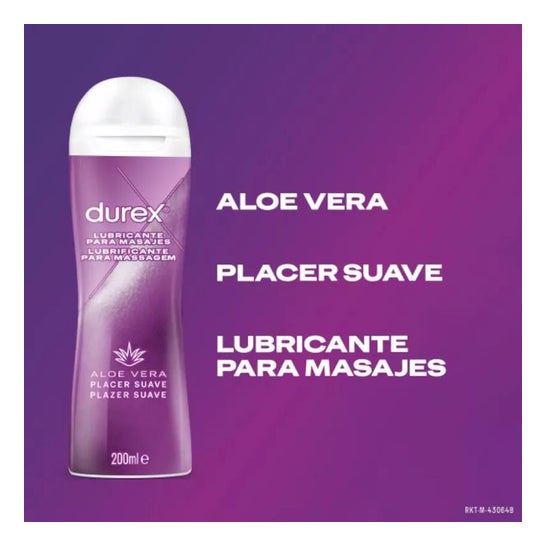 Durex Lubricante para Masajes Placer Suave Aloe Vera 200ml