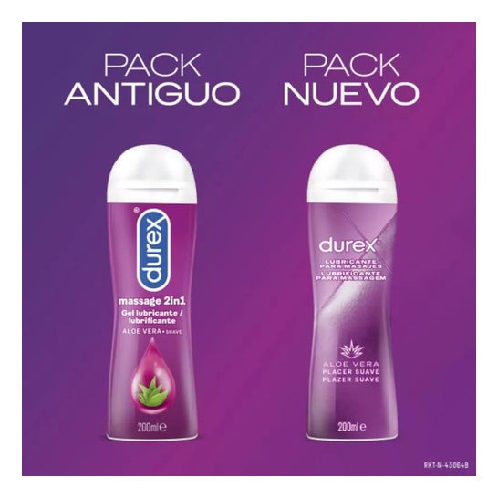 Durex Lubricante para Masajes Placer Suave Aloe Vera 200ml