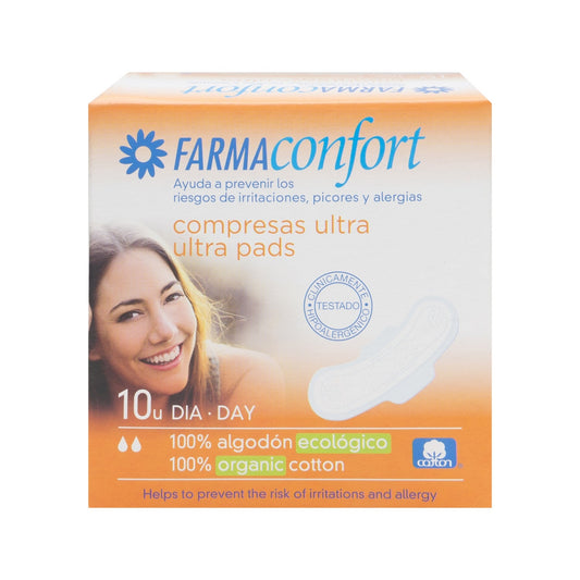 Farmaconfort Compresas de Día 100% Algodón 10uds