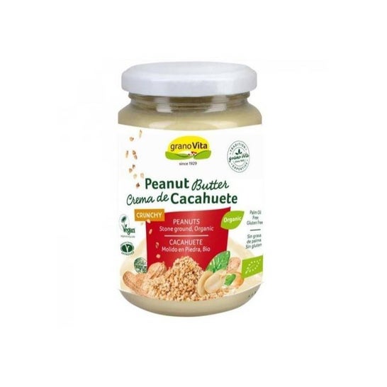 Granovita Crema Cacahuetes Crunchy Bio 350 g