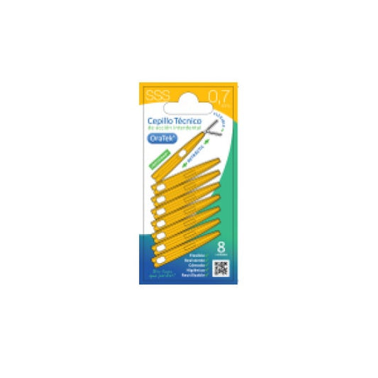 Oratek Cepillo Interdental Retractil 0,7 Mm Blister 8 Unidades