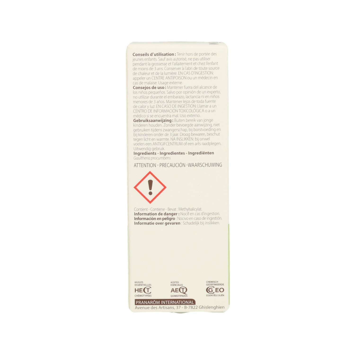 Pranarôm Aceite Esencial de Gaulteria 10ml