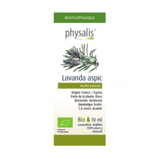 Physalis Aceite Esencial de Lavanda Spica Bio 10ml