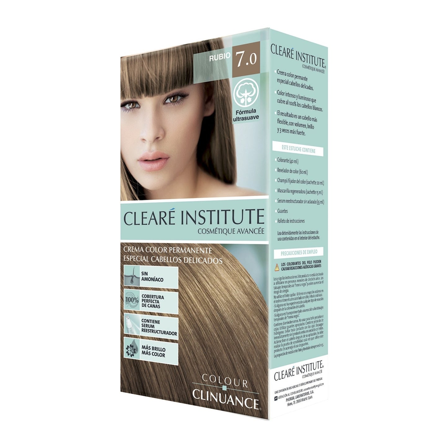 Clearé Institute Colour Clinuance 7.0 Rubio 170ml