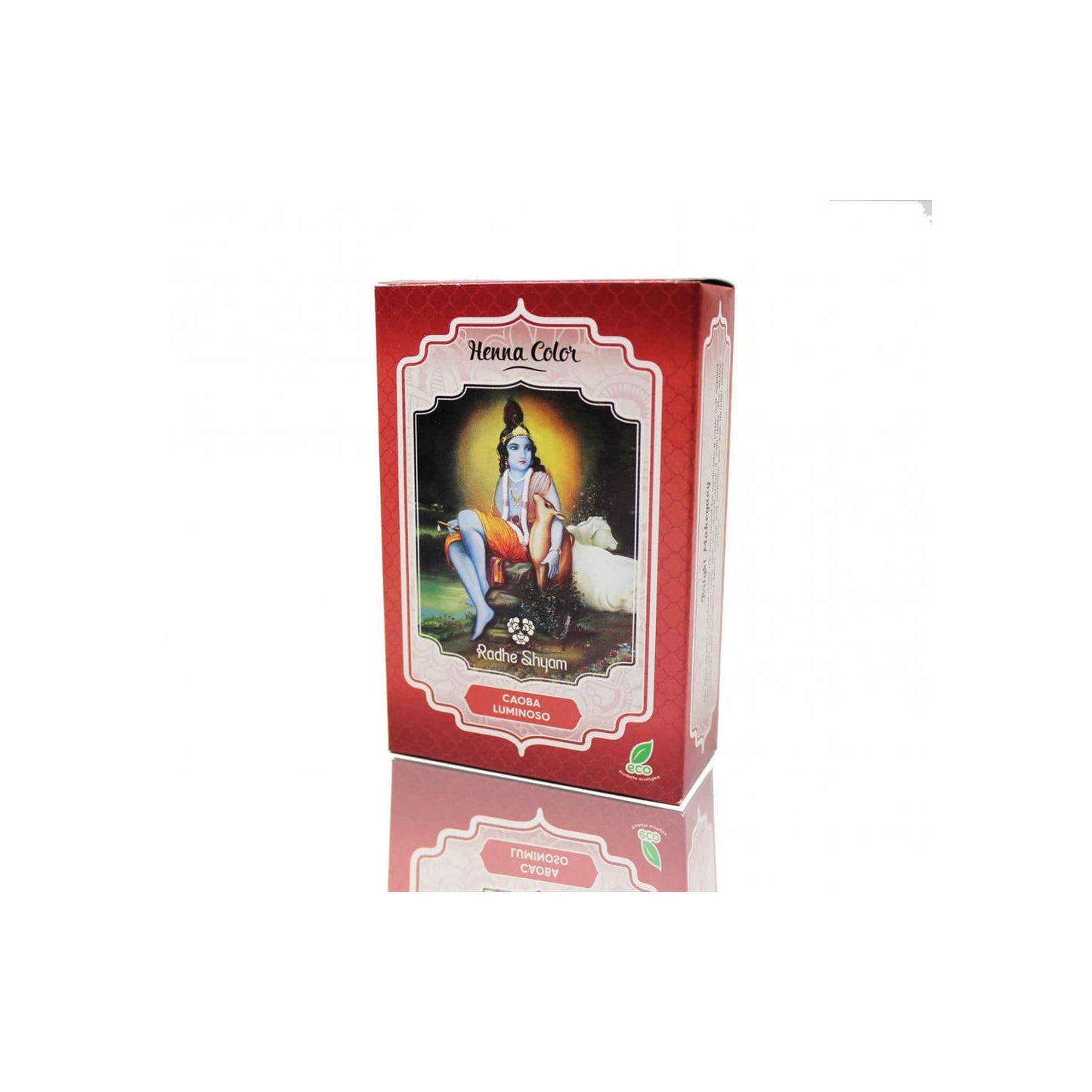 Radhe Shyam Henna Caoba Luminoso Polvo 100g