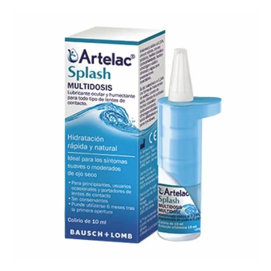 Artelac Splash Multidosis 10 ml gotas lubricantes para ojo seco