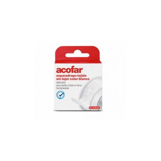 Acofar Esparadrapo Tejido Blanco 5 X2,5 cm
