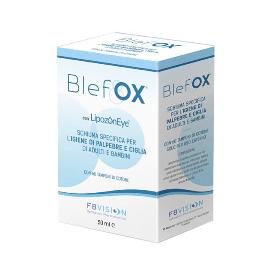 BlefOX Espuma Párpados y Pestañas 50ml + 60uds