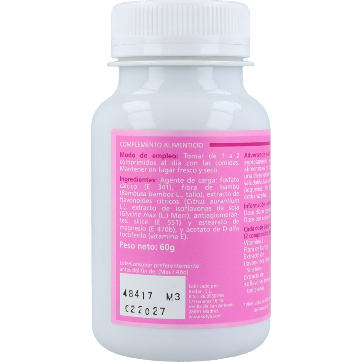Sotya Concentrado de Soja 750mg 80comp