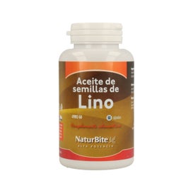 NaturBite Aceite de Semillas de Lino 1000mg 60caps