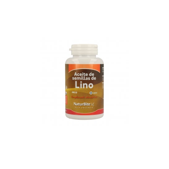 NaturBite Aceite de Semillas de Lino 1000 mg 60 caps