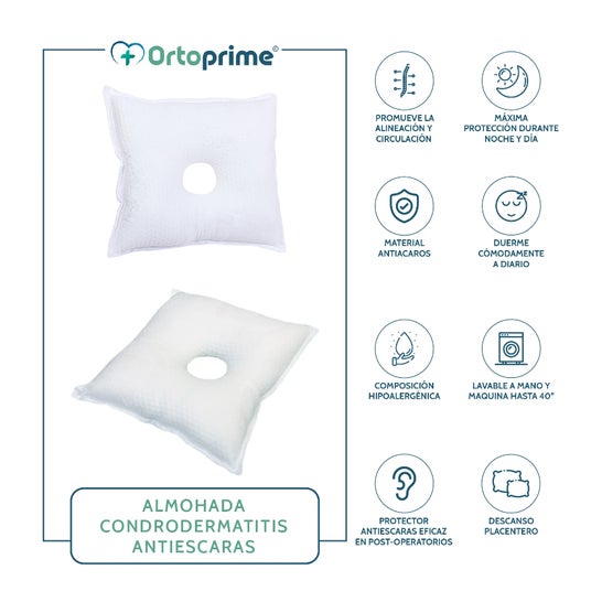 OrtoPrime Almohada Condrodermatitis Antiescaras 1ud