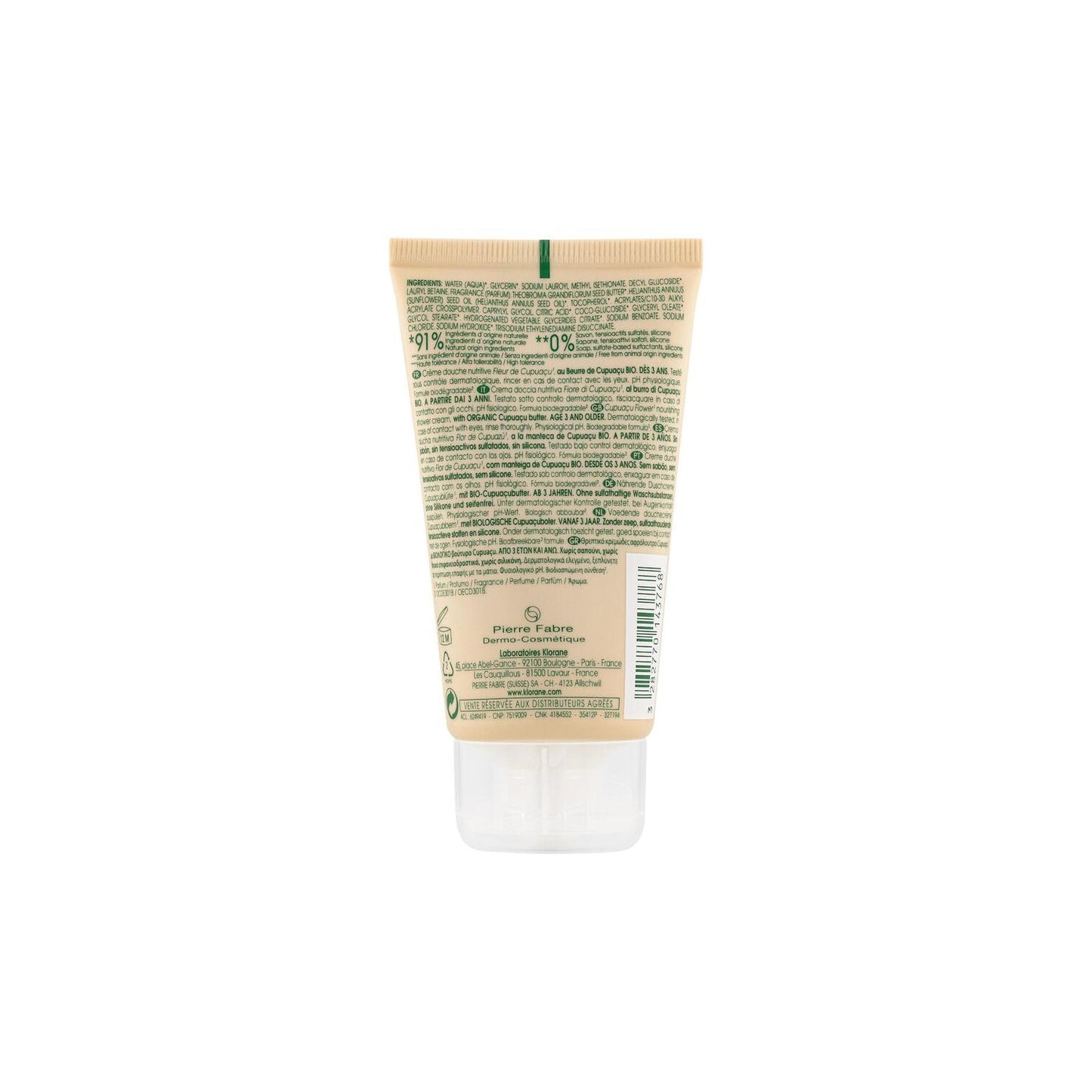 Klorane Crema de Ducha Flor de Cupuaçu 75ml
