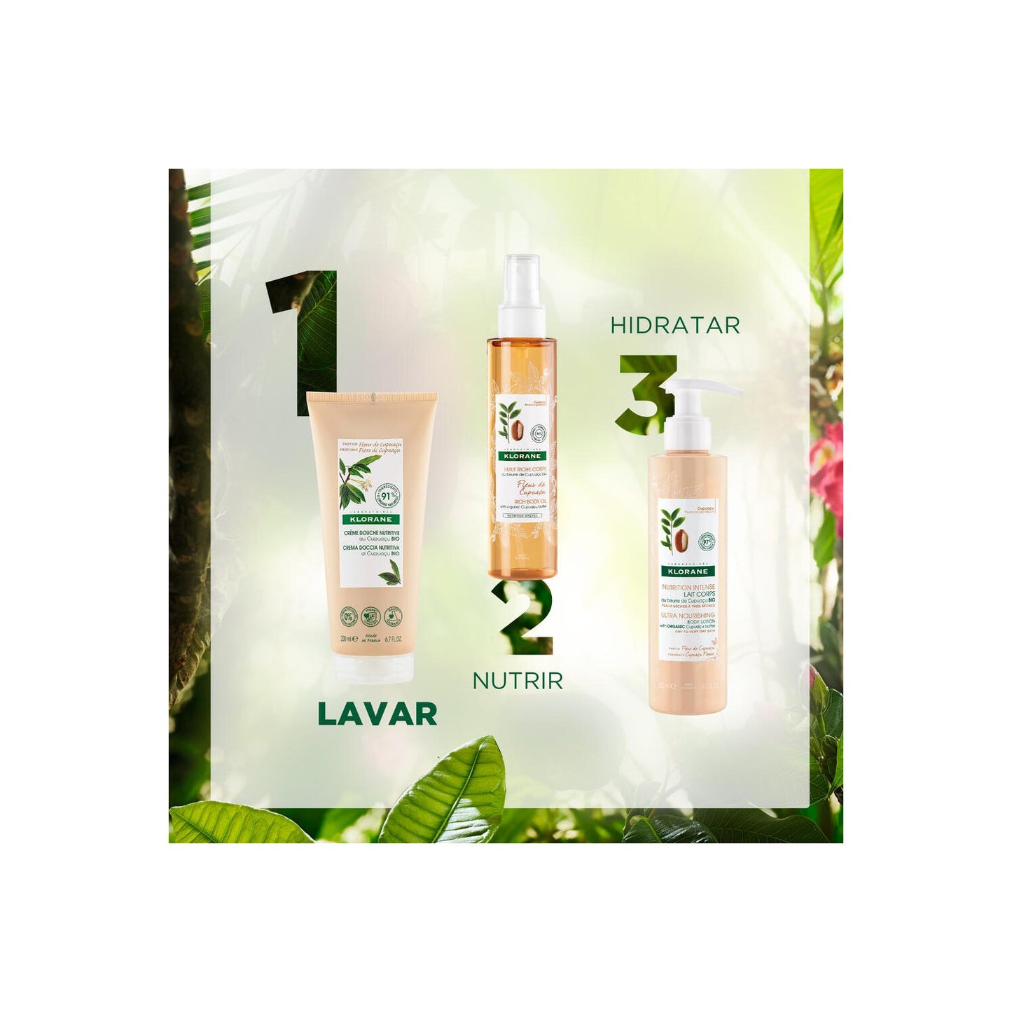 Klorane Crema de Ducha Flor de Cupuaçu 75ml